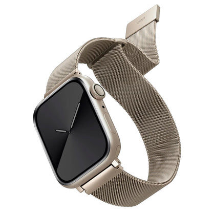 Correa UNIQ Dante para Apple Watch 42mm / 41mm / 40mm / 38 Series, Dorada