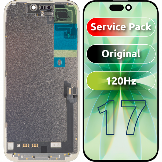 Display con Touchscreen Apple iPhone 17, con Marco, Negro, Service Pack 661-56065