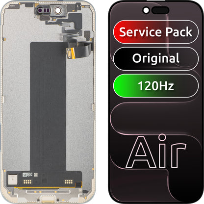 Pantalla con pantalla táctil Apple iPhone 17 Air, con marco, negro, Service Pack 661-55240