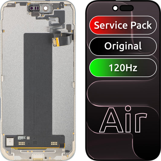 Pantalla con pantalla táctil Apple iPhone 17 Air, con marco, negro, Service Pack 661-55240