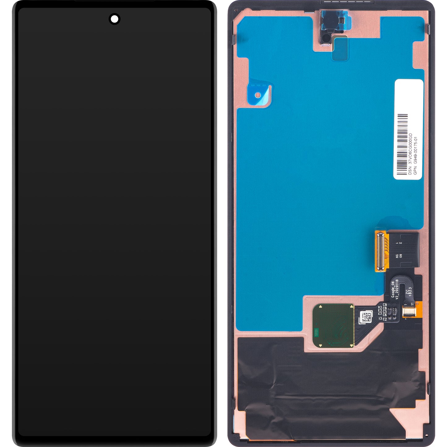 Google Pixel 6 Pantalla táctil, Service Pack G949-00175-01