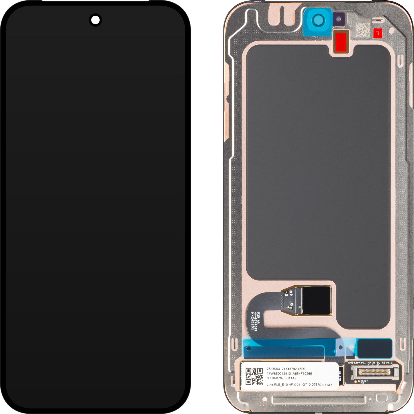 Pantalla con Touchscreen Google Pixel 10, Paquete de Servicio G949-01507-00