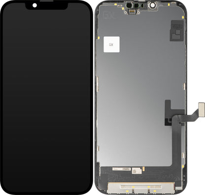 GX Touchscreen Display for Apple iPhone 14 Plus, with Frame, Movable OLED IC Version, Black