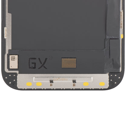 Pantalla táctil GX para Apple iPhone 14 Pro, con marco, OLED IC versión móvil, negro