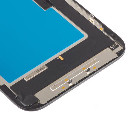 Pantalla con Touchscreen GX para Apple iPhone 13 Pro Max, con Marco, Versión OLED IC Movable, Negro