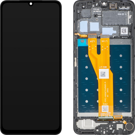 Pantalla con Touchscreen Honor X5c Plus, con Marco, Negro, Service Pack 9707ACHU