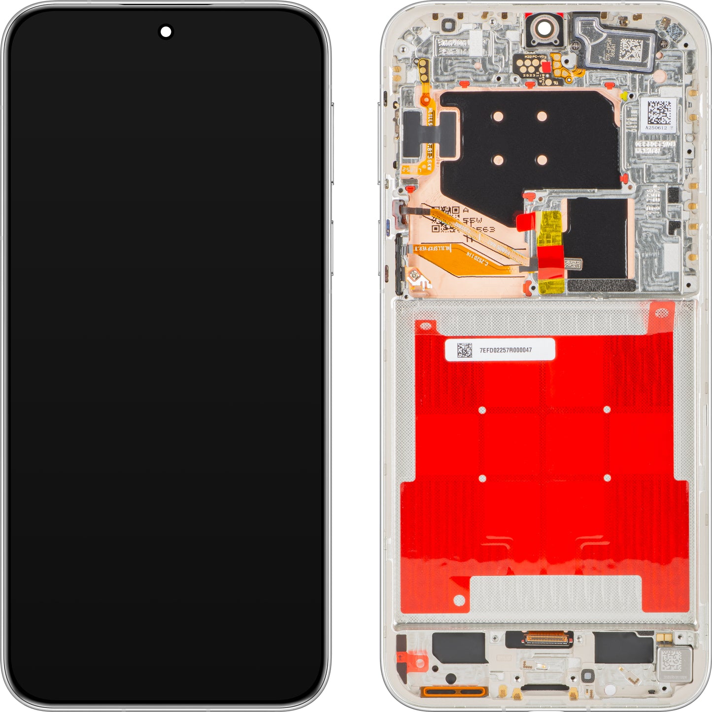 Pantalla con Touchscreen Huawei Pura 80 Pro, con Marco, Blanco (Glazed White), Service Pack 02357EFD