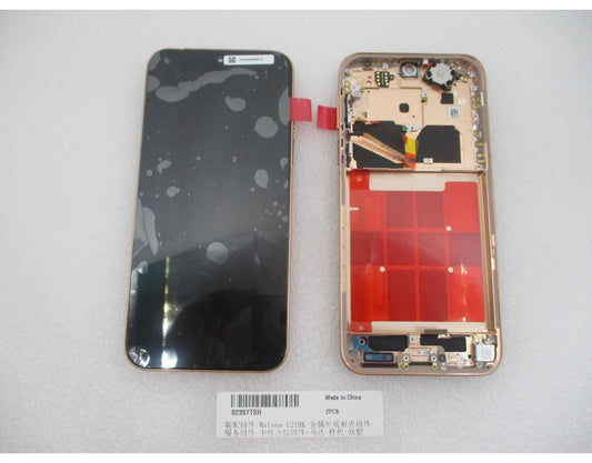 Pantalla táctil Huawei Pura 90s Pro, con marco, naranja (Orange Soda), Service Pack 02357TSH
