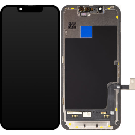 JK Pantalla Táctil para Apple iPhone 13 mini, con Marco, Versión LCD In-Cell, Negro 