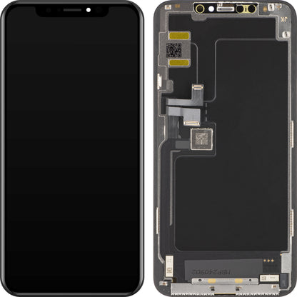 Pantalla táctil JK para Apple iPhone 11 Pro Max, con marco, versión OLED, negro 