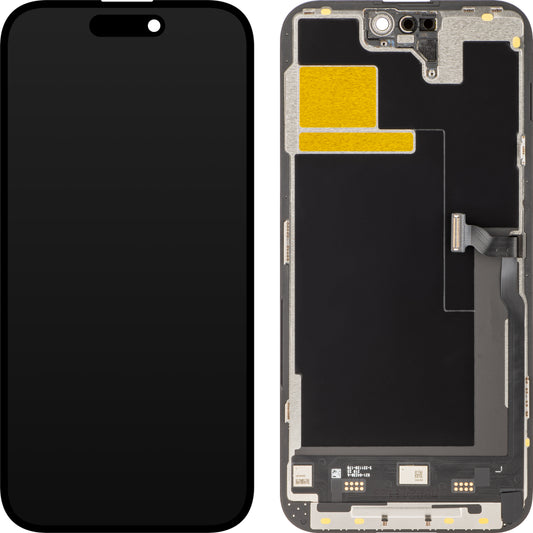 JK Pantalla Táctil para Apple iPhone 14 Pro Max, con Marco, In-Cell IC Movible Versión LCD, Negro