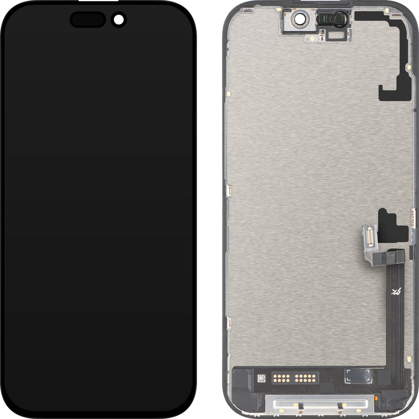 Pantalla con pantalla táctil JK para Apple iPhone 17, con marco, versión LCD In-Cell IC Movable, negro