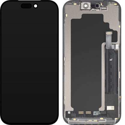 Pantalla con Touchscreen JK para Apple iPhone 17 Pro, con Marco, Versión LCD In-Cell IC Movible, Negro