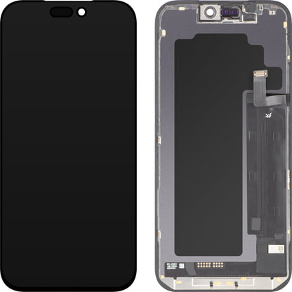 JK Touchscreen Display for Apple iPhone 17 Pro Max, with Frame, Movable IC In-Cell LCD Version, Black