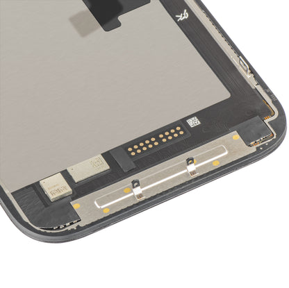 JK Touchscreen Display for Apple iPhone 16 Pro, with Frame, Movable IC In-Cell LCD Version, Black