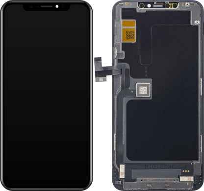 JK Pantalla Táctil para Apple iPhone 11 Pro Max, con Marco, Versión LCD In-Cell, Negro