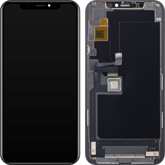 JK Pantalla Táctil para Apple iPhone 11 Pro, con Marco, Versión LCD In-Cell, Negro