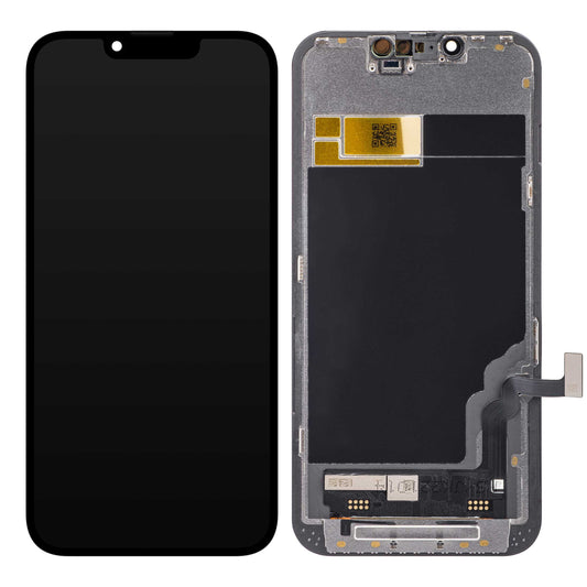 Pantalla táctil JK para Apple iPhone 13, con marco, versión LCD In-Cell, negro