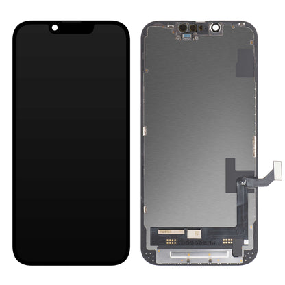 JK Pantalla Táctil para Apple iPhone 14, con Marco, Versión LCD In-Cell, Negro 