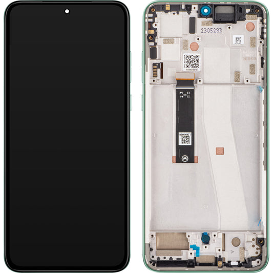 Motorola Edge 30 Neo Touchscreen Display, with Frame, Green (Aqua Foam), Service Pack 5D68C21406