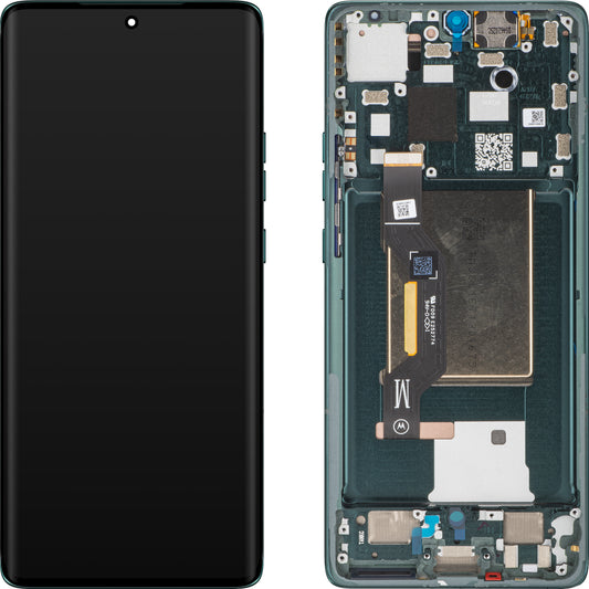 Pantalla táctil Motorola Edge 50, con marco, verde jungla, Service Pack 5D68C25136 