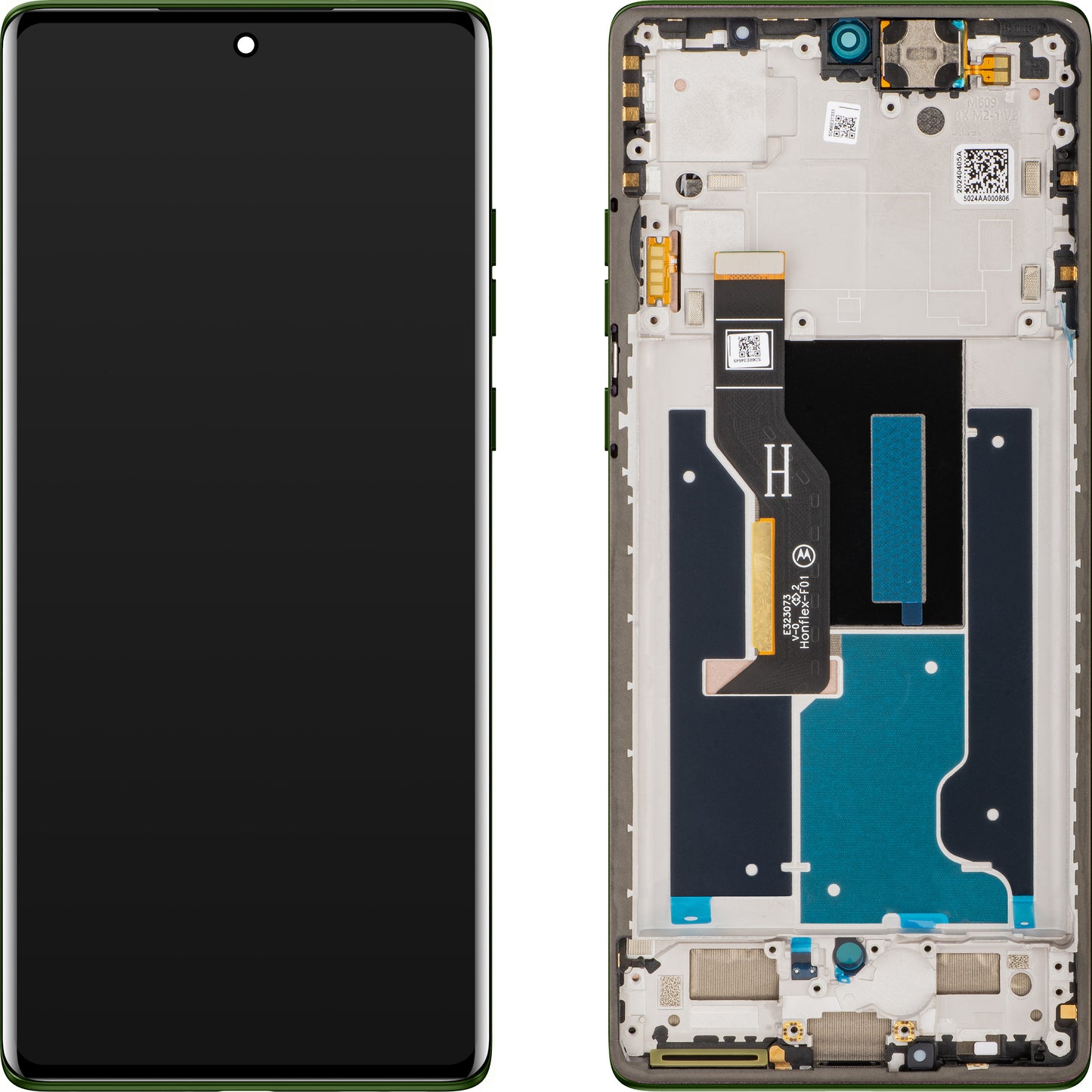 Display con Pantalla Táctil Motorola Edge 50 Fusion, con Marco, Verde (Forest Green), Paquete de Servicio 5D68C25167