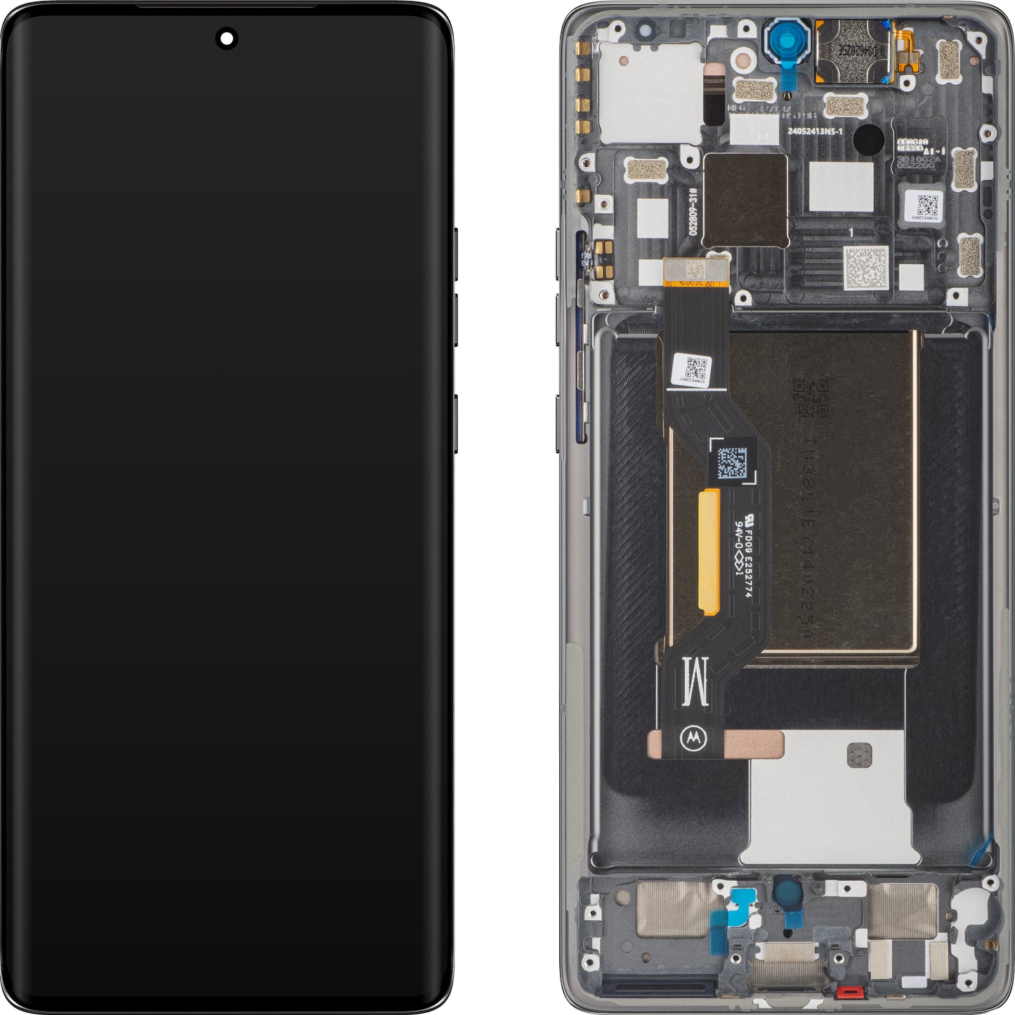 Pantalla con pantalla táctil Motorola Edge 50, con marco, gris (Koala Gray), reacondicionado 5D68C25135