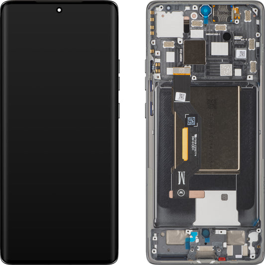 Pantalla con pantalla táctil Motorola Edge 50, con marco, gris (Koala Gray), reacondicionado 5D68C25135