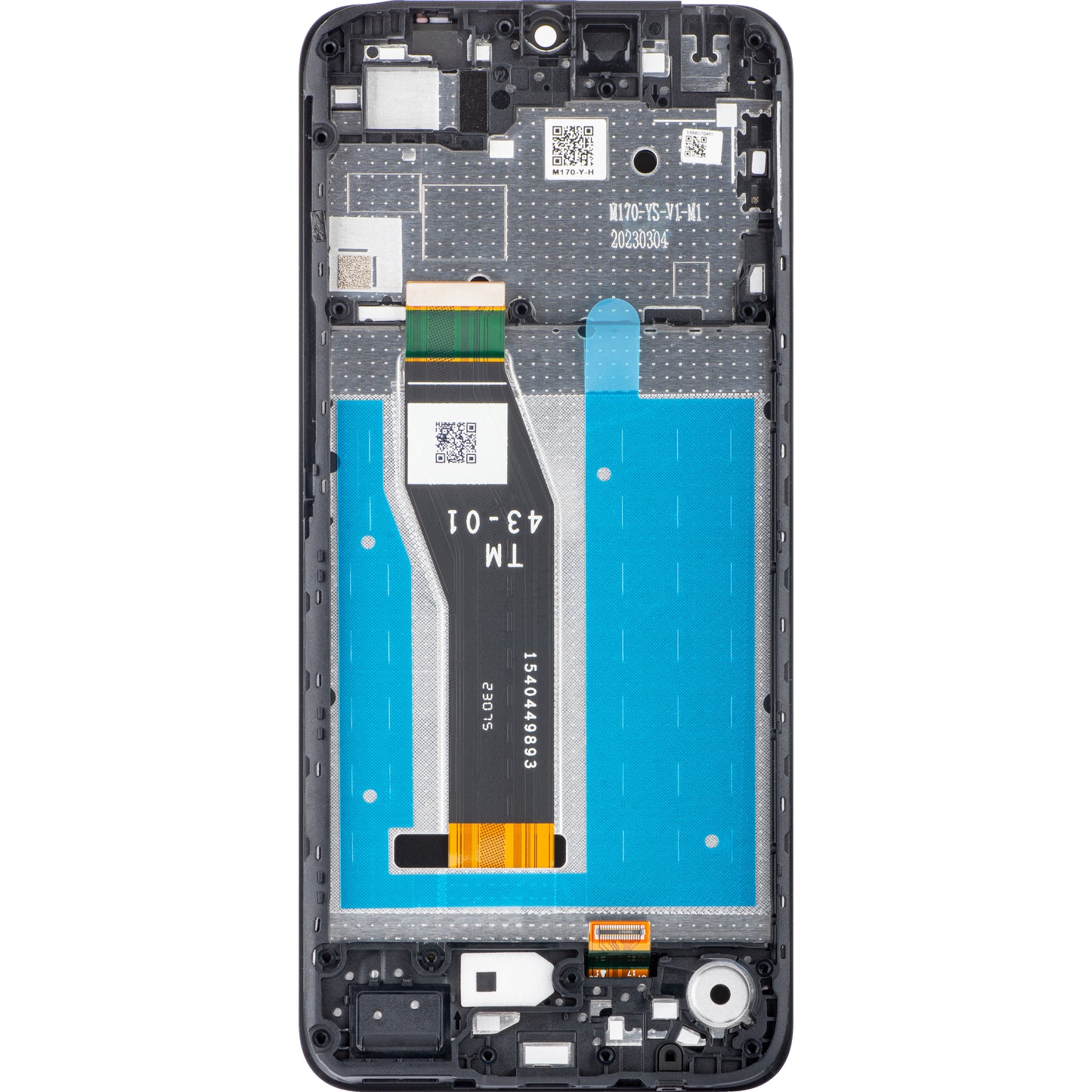 Motorola Moto Moto E13 Pantalla táctil con marco, Negro, Service Pack 5D68C22340 