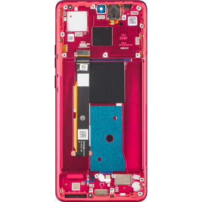 Pantalla táctil Motorola Edge 40, con marco, rojo (Viva Magenta), Service Pack 5D68C22712 