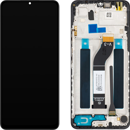 Pantalla táctil MP compatible con Xiaomi Redmi 13R / 13C, con marco, negro 