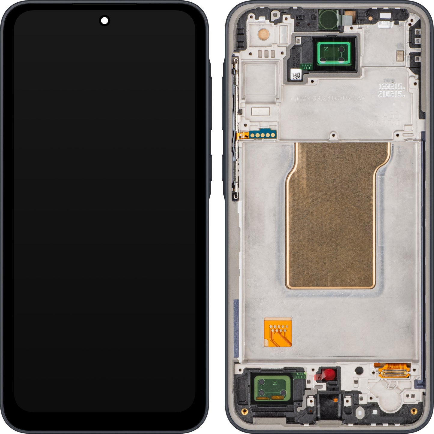 Pantalla con Touchscreen MP compatible con Samsung Galaxy A35 5G A356, con Marco, Negro