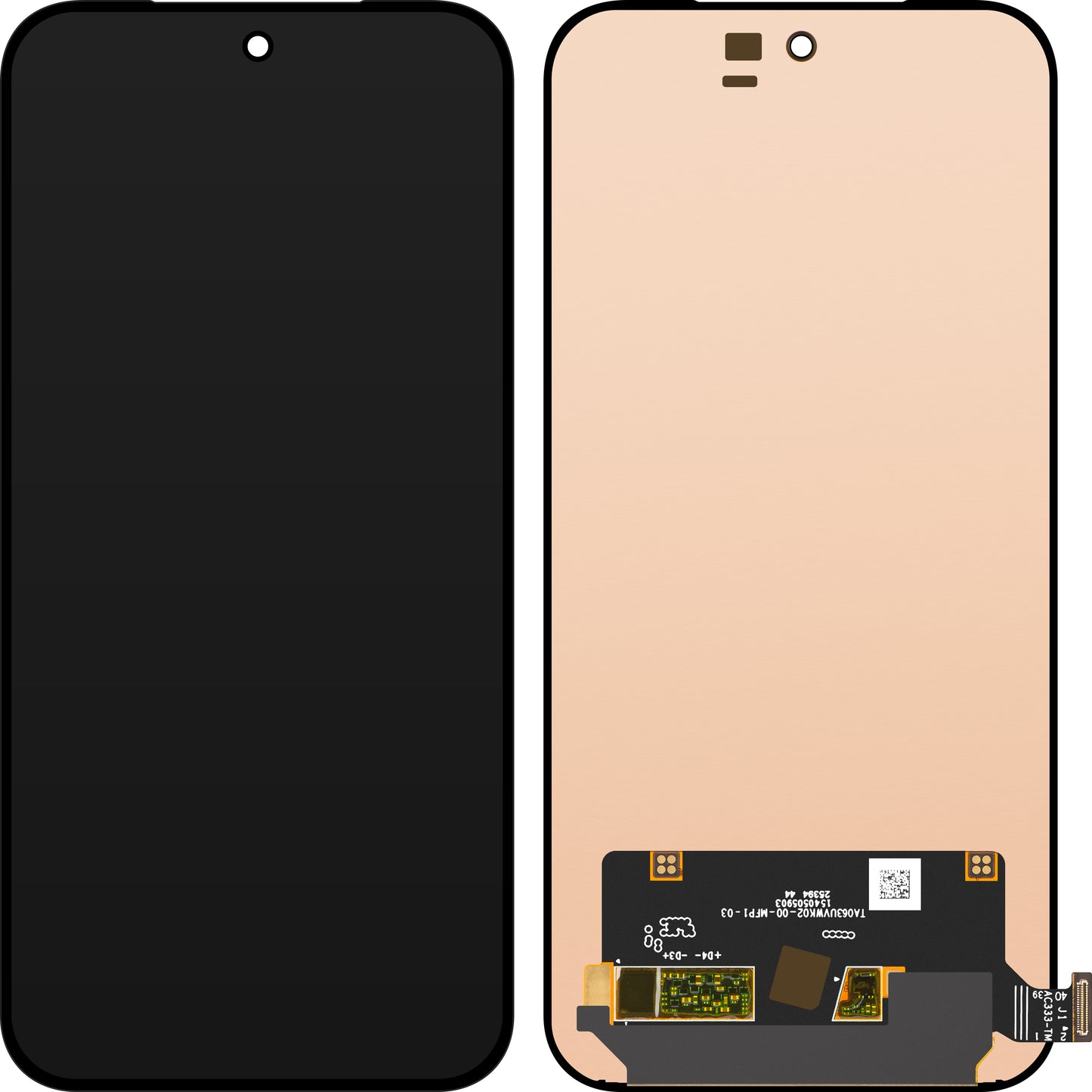 Pantalla con pantalla táctil MP compatible con Oppo Reno15