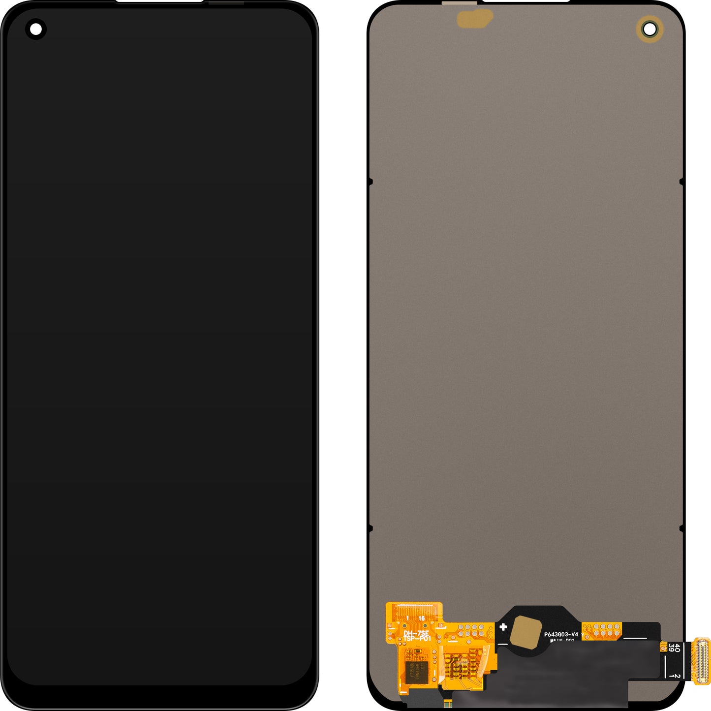 Pantalla con pantalla táctil MP compatible con Oppo A78 4G / F21 Pro / Find X5 Lite / Reno7 / Reno7 SE 5G / Reno8 4G / Reno8 T, versión OLED