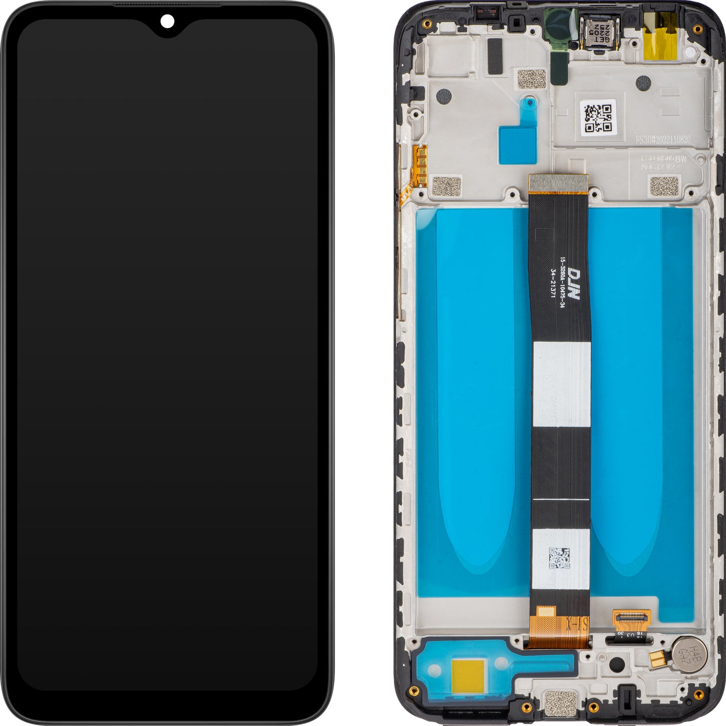 Display con Touchscreen MP compatible con Xiaomi Redmi 9C NFC / 9C / 9A, con Marco, Negro