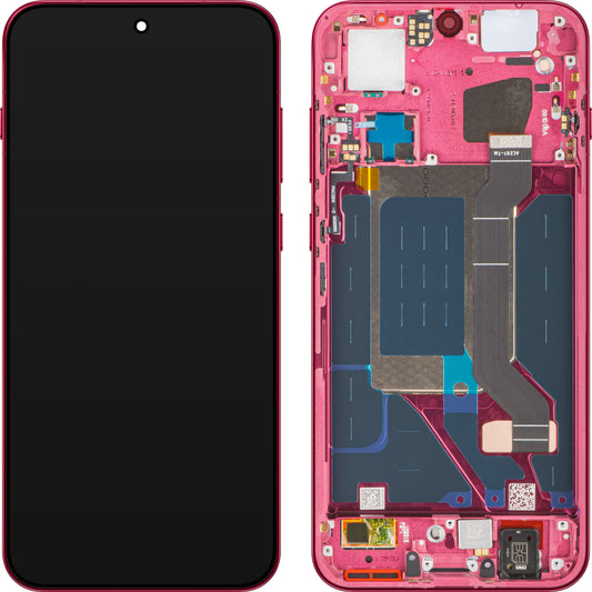 Display con Touchscreen Oppo Find X9, con Marco, Magenta (Velvet Red), Service Pack 621029000718