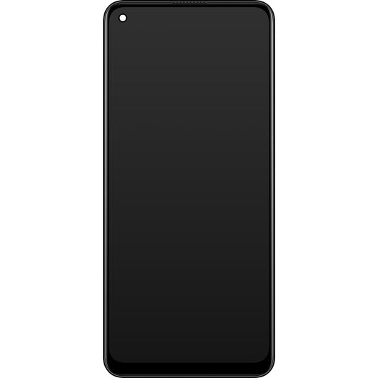 Pantalla táctil Oppo F19 Pro+ 5G / A95 5G / Reno5 Z / A94 5G, con marco, negra, Service Pack 4908719