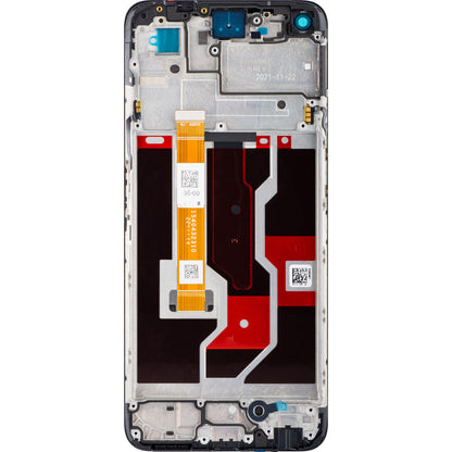 Pantalla con pantalla táctil Oppo A96, con marco, negro, Service Pack 4130058