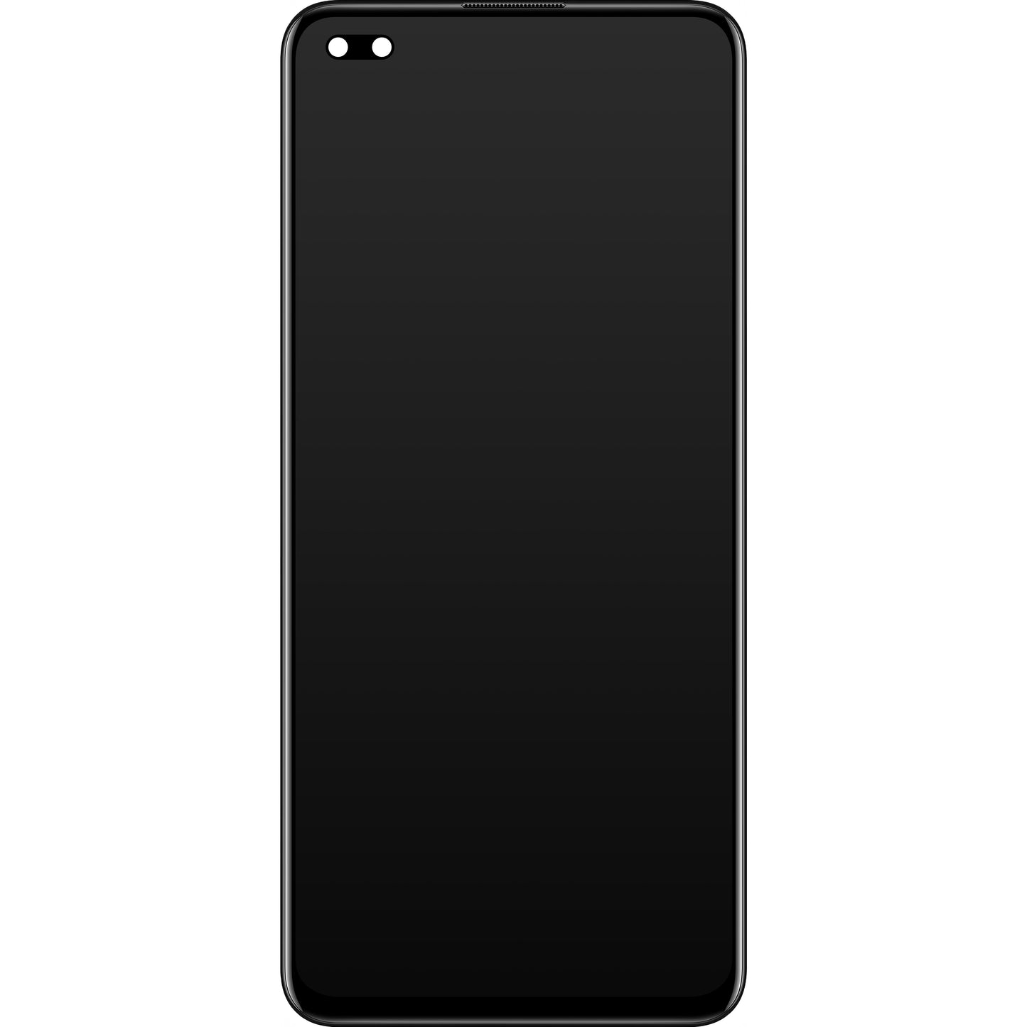 Pantalla táctil Oppo Reno4 Lite, con marco, negro, Service Pack 4904988