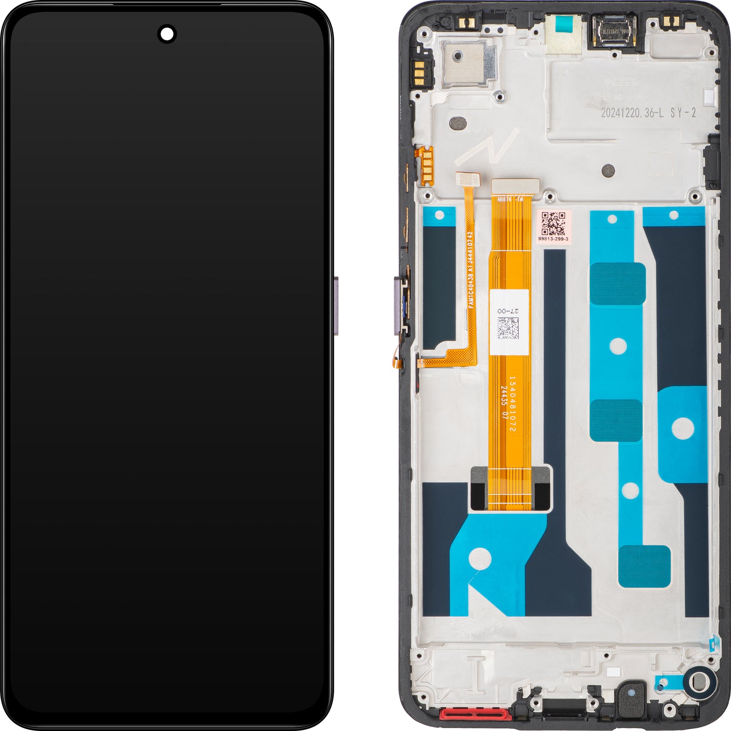 Display con Touchscreen Realme C75, con Marco, Marrón Service Pack 621029000365