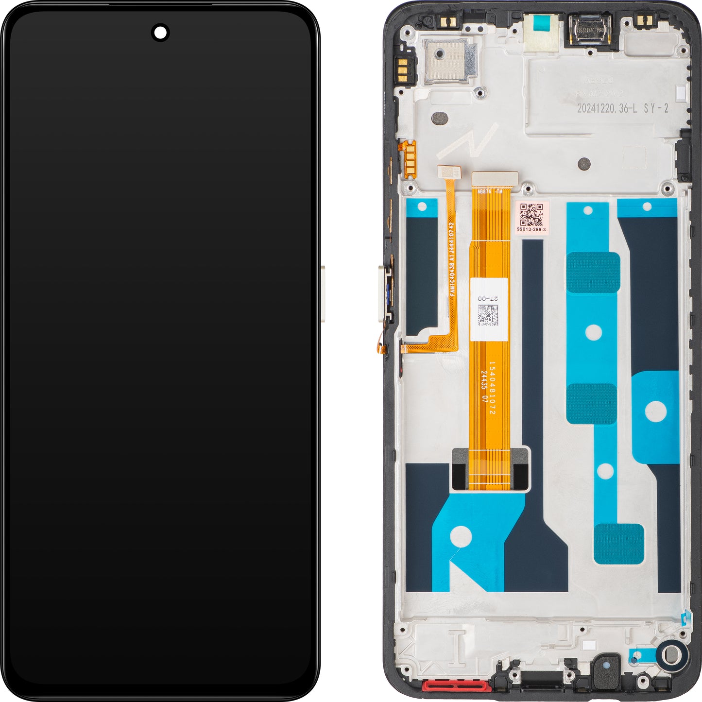 Display con Touchscreen Realme C75, con Marco, Amarillo, Service Pack 621029000380