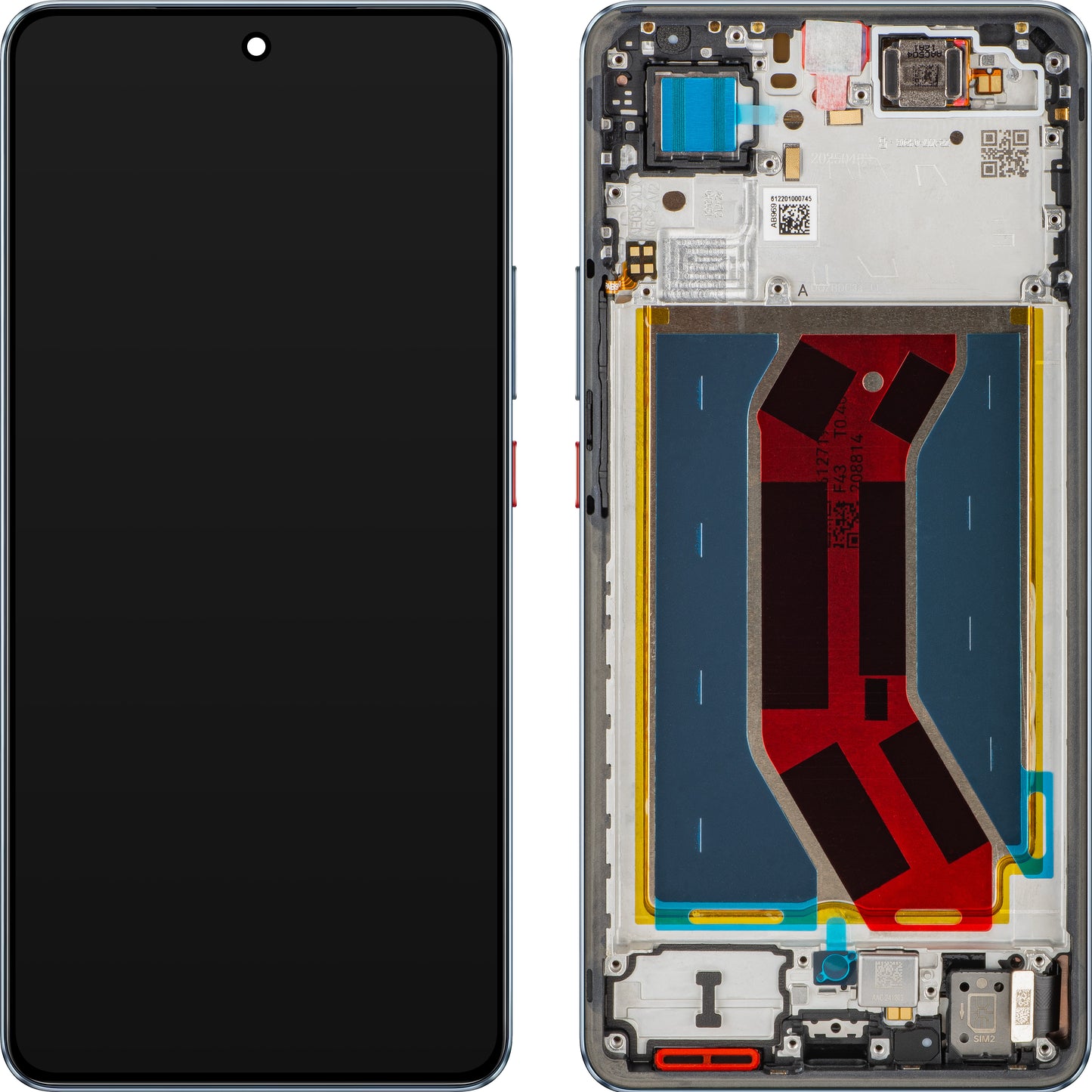 Pantalla con Touchscreen Realme GT 7T, con Marco, Azul (IceSense Blue), Paquete de Servicio 621029000575
