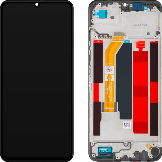 Display con Touchscreen Realme Note 70T, con Marco, Negro (Obsidian Black), Service Pack 621029000609