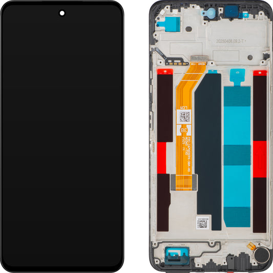 Display con Touchscreen Realme C71, con Marco, Negro, Service Pack 621029000577