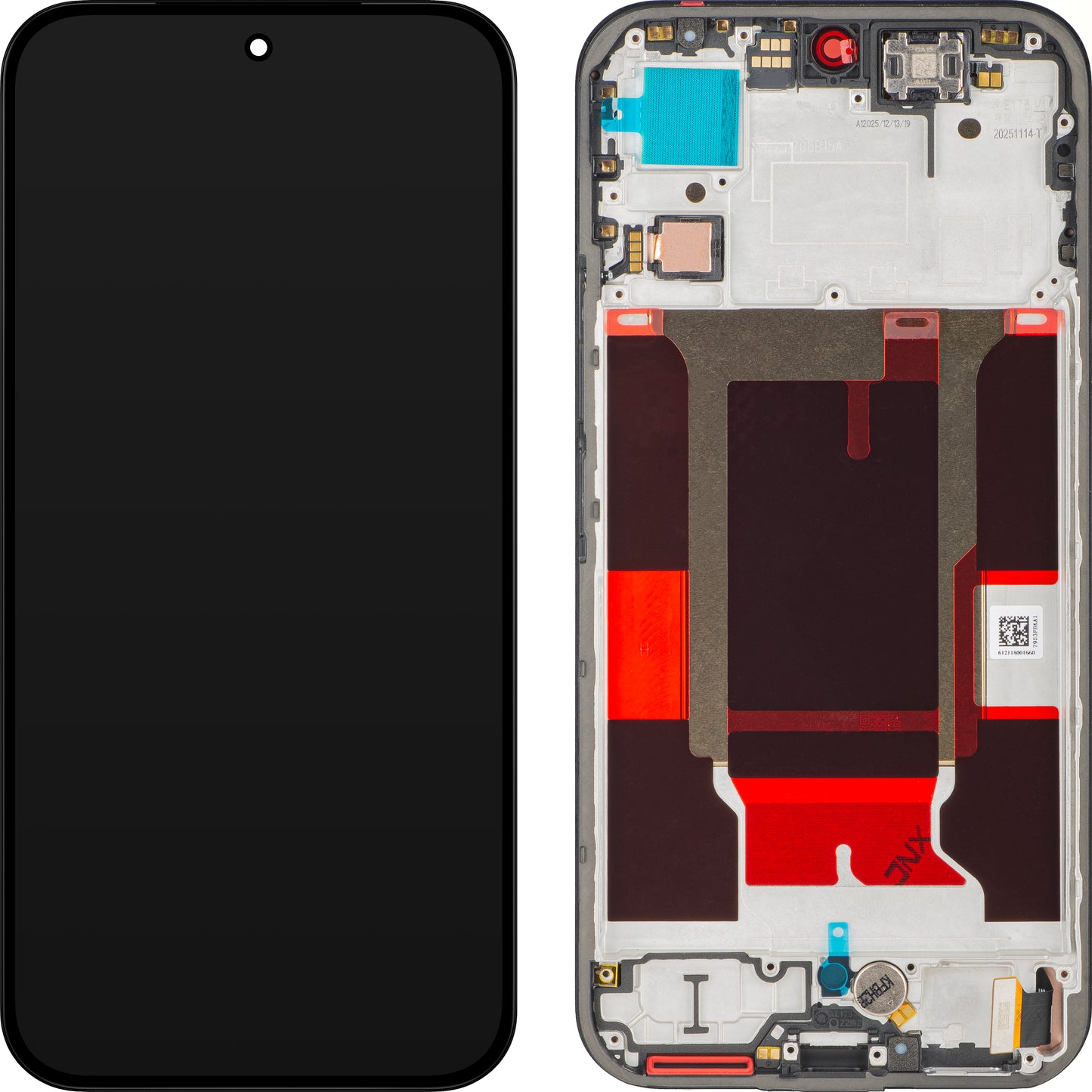 Pantalla con Touchscreen Realme 16 Pro, con Marco, Negro, Service Pack 621029000809