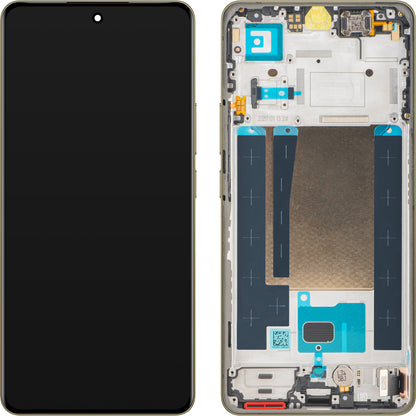 Pantalla con Touchscreen Realme 16 Pro+, con Marco, Dorado, Service Pack 621029000806