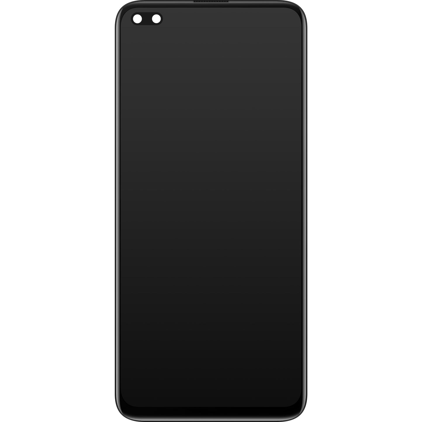 Pantalla táctil Realme 6 Pro, con marco, negro, Service Pack 4903696