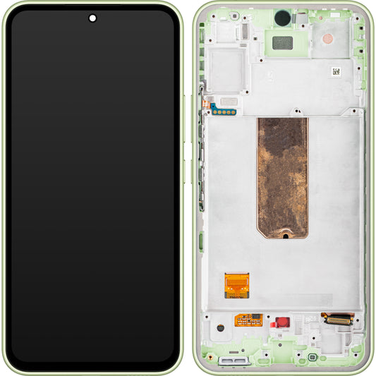 Pantalla táctil Samsung Galaxy A54 A546, con marco, verde lima, Service Pack GH82-31231C