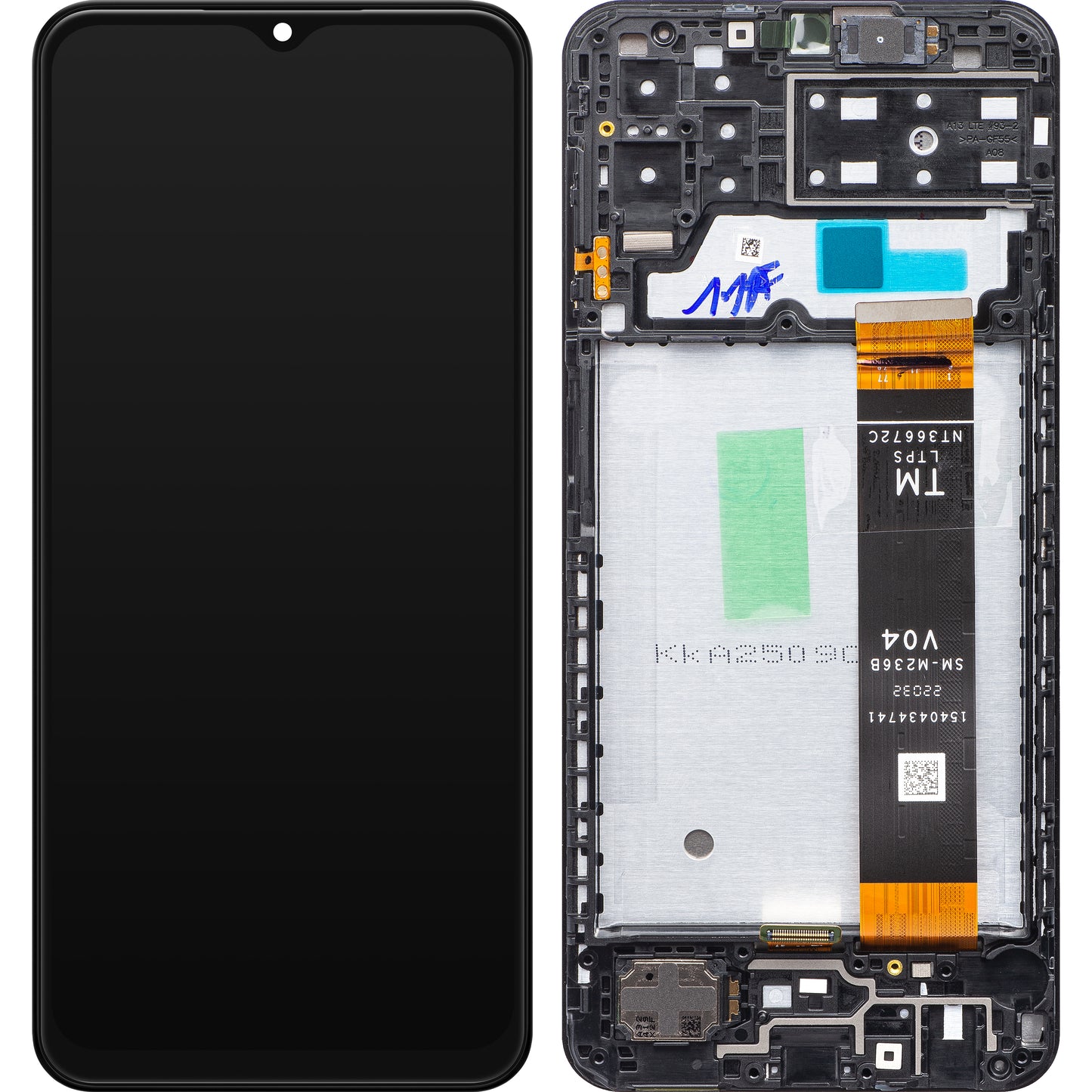 Pantalla con pantalla táctil Samsung Galaxy A13 A135, con marco, negro, reacondicionado GH82-28508A