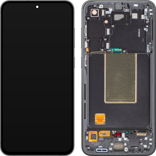 Samsung Galaxy S24 FE S721 Pantalla táctil Samsung Galaxy S24 FE S721, con marco, negro (grafito), Service Pack GH82-35848A 